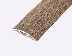 Порог (стык) Русский профиль  разноуровневый ламинированный с дюб, 30*900 мм, Дуб эстейт